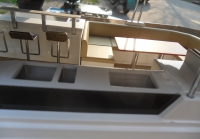 custom made model of  60ft catamaran yacht